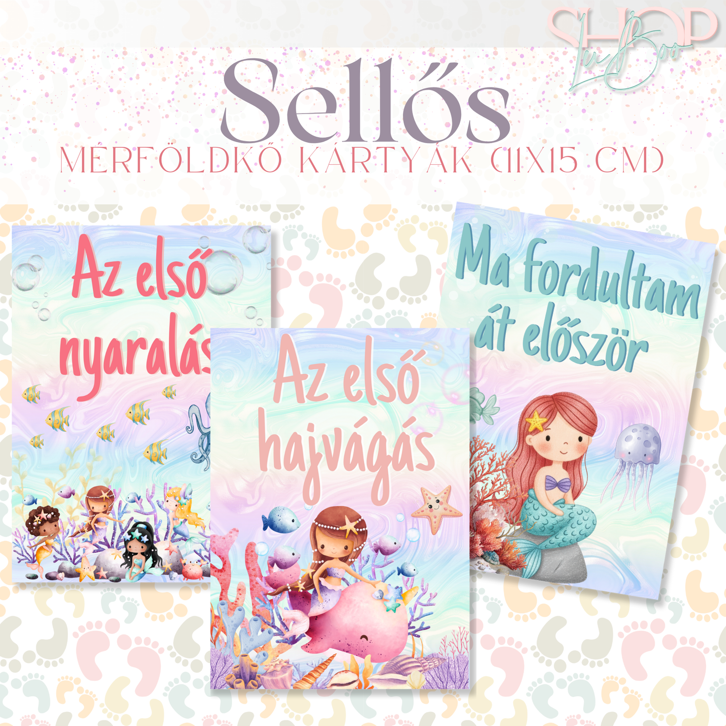 Mérföldkő kártyák - Sellős (11x15 cm)