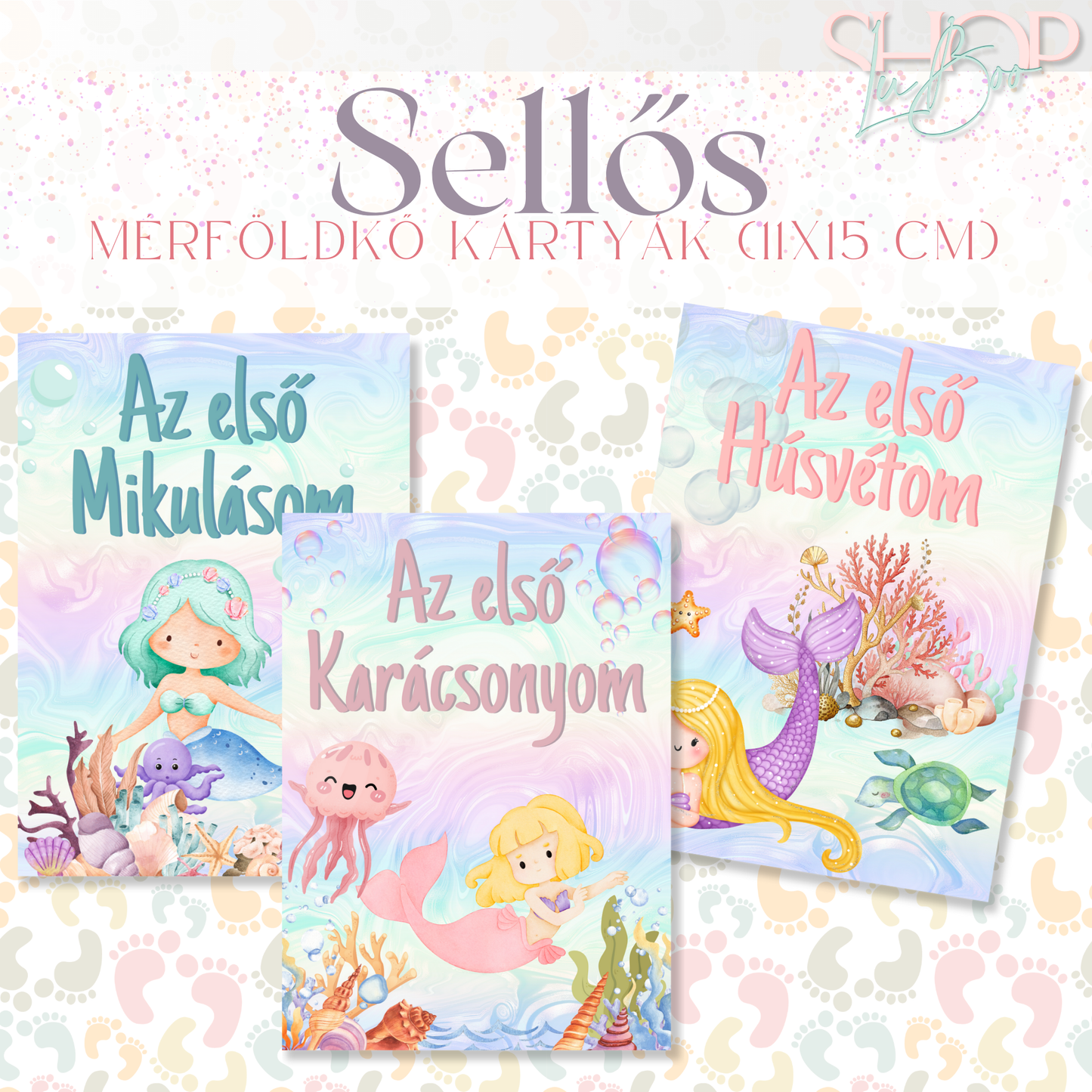 Mérföldkő kártyák - Sellős (11x15 cm)