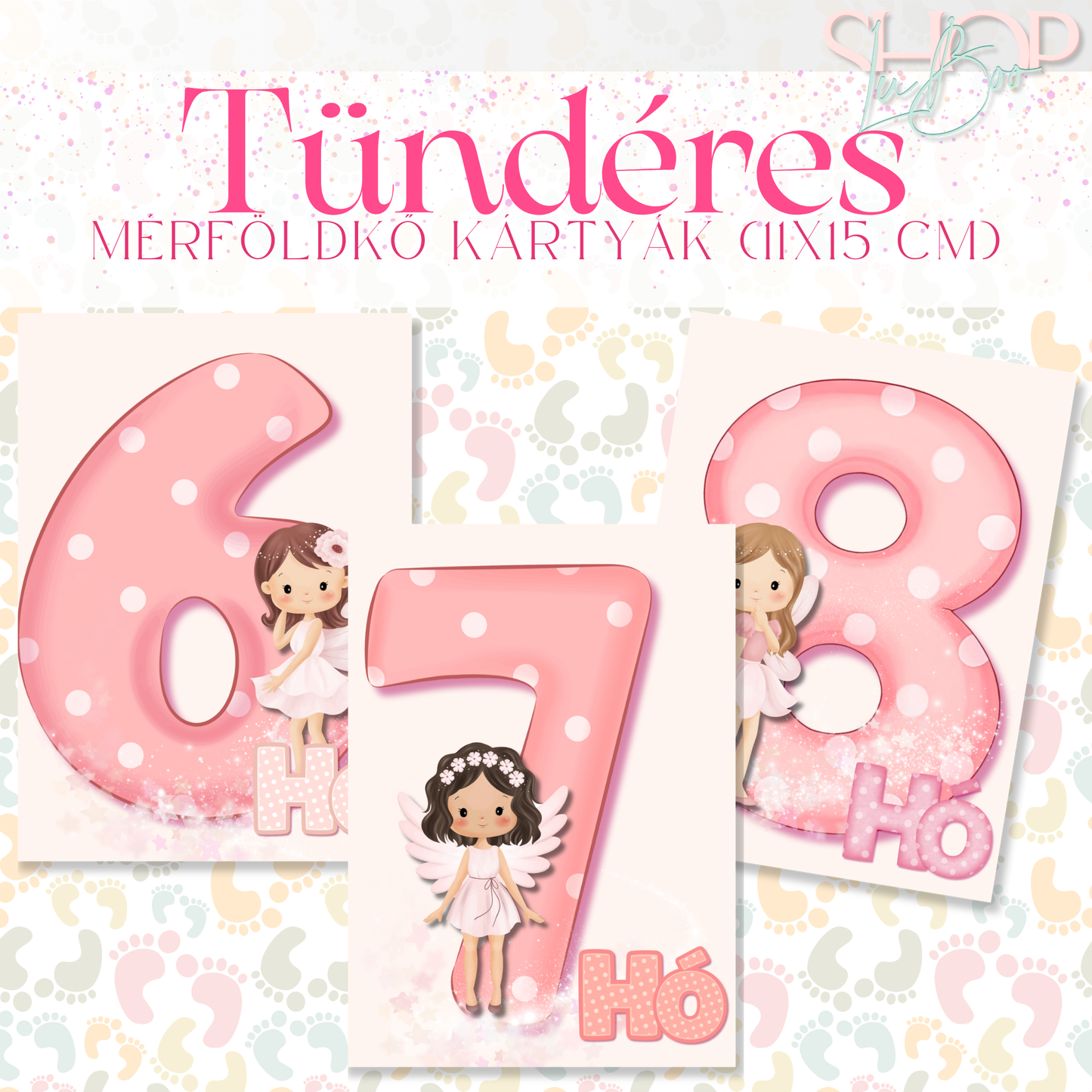 Mérföldkő kártyák - Tündéres (11x15 cm)